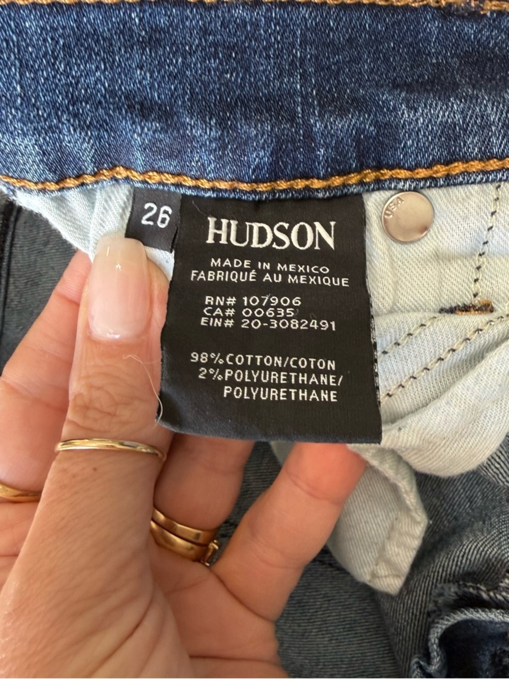 Hudson Custom Zooey H. Rise Ankle Str Size 26 - Picture 7 of 9